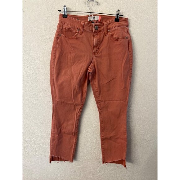 Cabi salmon curvy skinny jean women size 6 - Picture 1 of 6